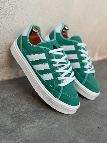 کتونی ادیداس سفید سبز