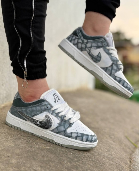 کتونی نایک دراگون طوسی زنانه