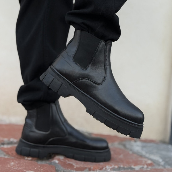 بوت مشکی مردانه | نیم بوت قیمت مناسب