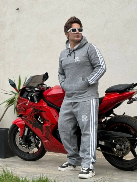 هودی شلوار مردانه طوسی