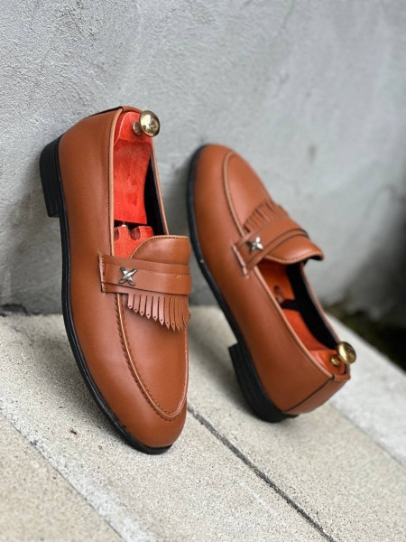 کالج عسلی مردانه | کالج قهوه ای مردانه | کفش مجلسی مردانه