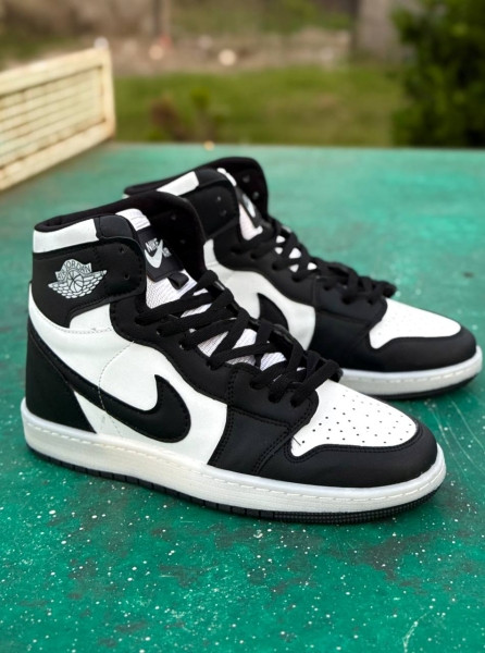 کتونی ساقدار مردانه | کتونی ساقدار جردن مشکی سفید