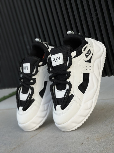 کتونی مردانه سفید مشکی