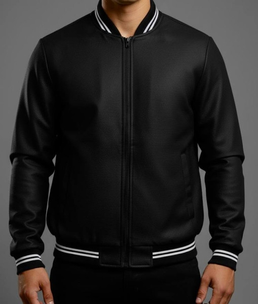 کاپشن سایز بزرگ مشکی مردانه | کاپشن مردانه سایز بزرگ مشکی