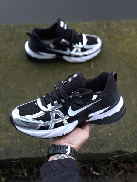 کتونی مشکی نقره ای مردانه | کتونی مردانه مشکی