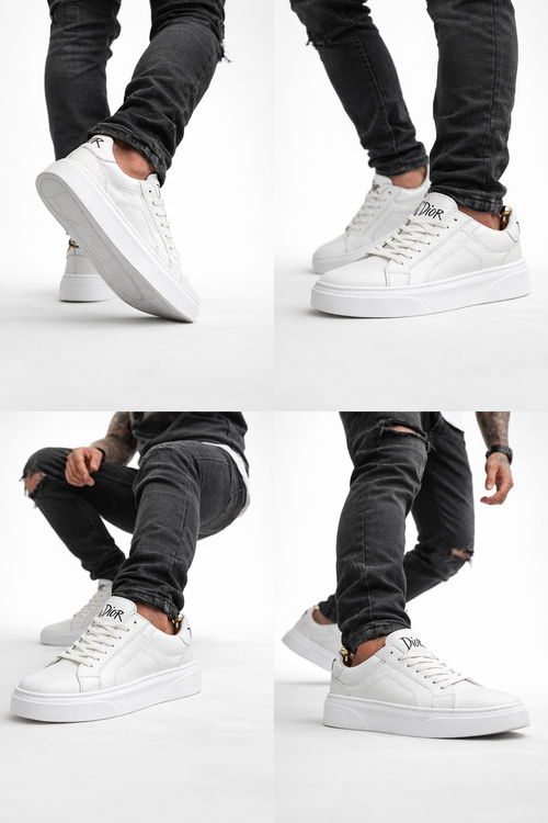 کتونی ونس مردانه سفید تمام مدل dior