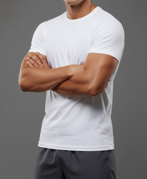 تیشرت سفید ساده