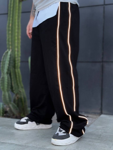 شلوار مشکی مردانه نیم بگ