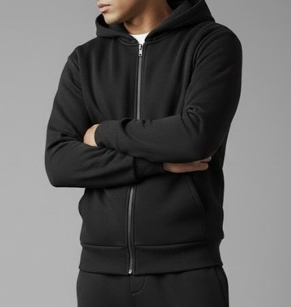 سوییشرت ساده مشکی | سوییشرت