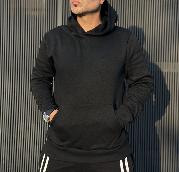 هودی ساده مشکی مردانه | هودی مشکی | هودی ساده
