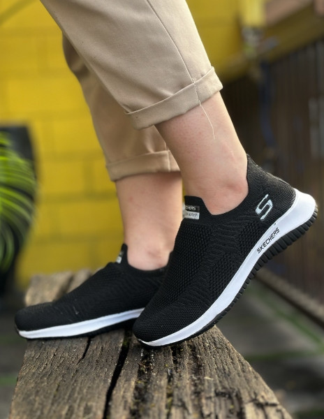 کتونی جورابی مشکی زنانه