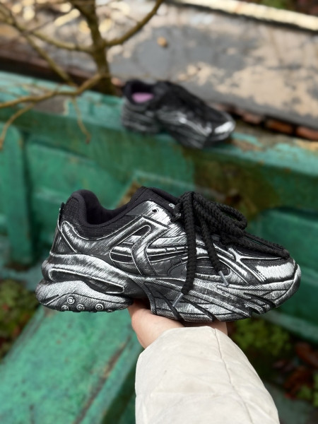 کتونی مشکی نقره ای | کتونی زنانه | کتونی دخترانه | کتونی بچگانه