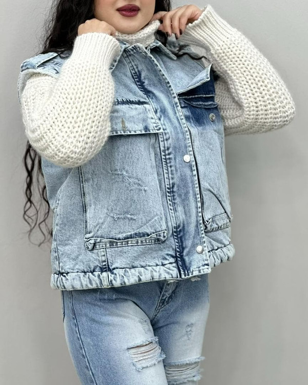 وست جین زنانه | کت جین زنانه | وست جین یخی زنانه | وست جین