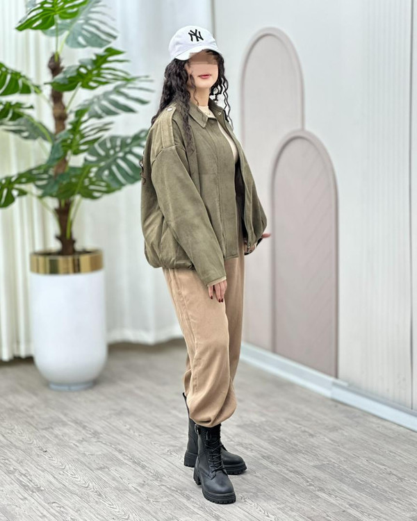 کت جیر زنانه | بامبر جیر زمستونی | کاپشن جیر