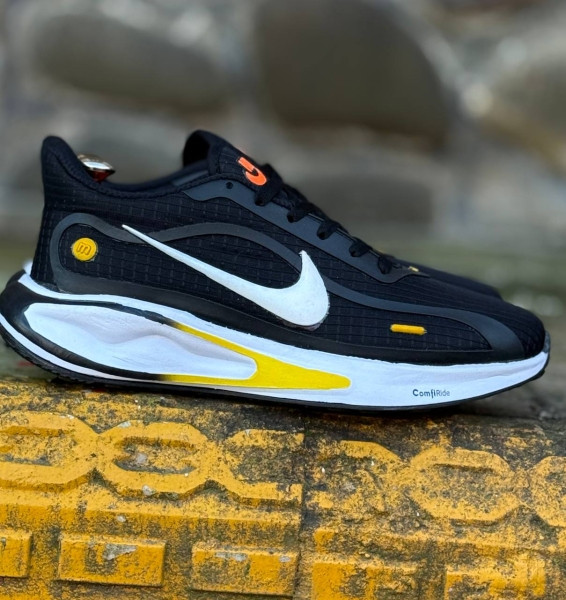 کتونی مشکی سفید مردانه | کتونی رانینگ سفید مشکی