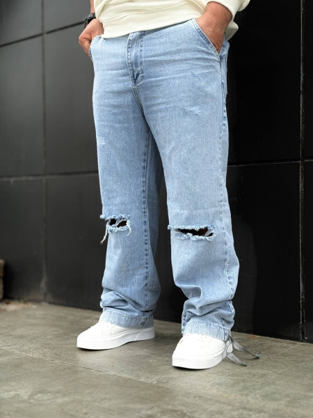 شلوار جین آبی روشن مردانه | شلوار جین مردانه | شلوار جین جدید