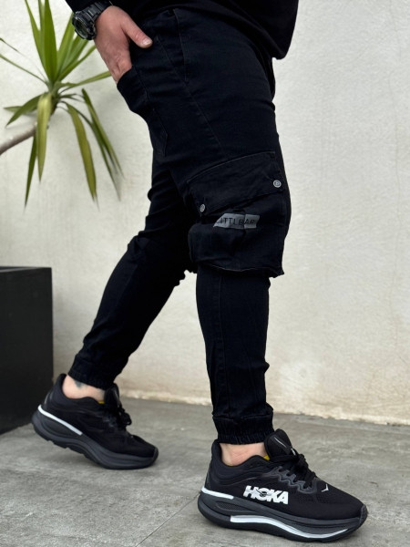 شلوار دمپا گت مردانه | شلوار دمپا گت مشکی مردانه | شلوار کتان مشکی مردانه