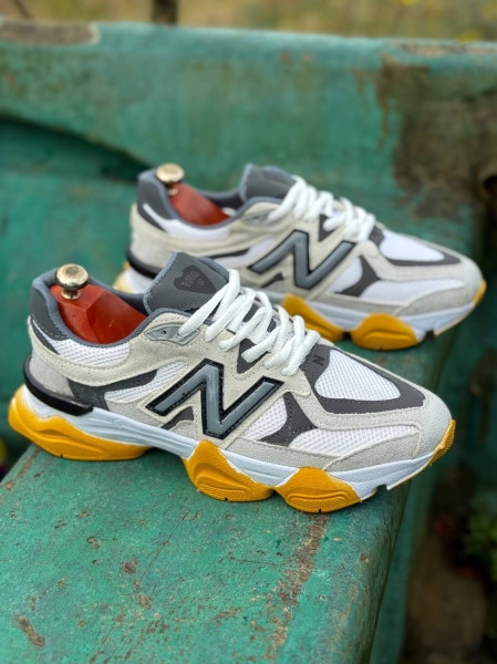 کتونی مردانه نیوبالانس طوسی سفید | کتونی مردانه نیوبالانس