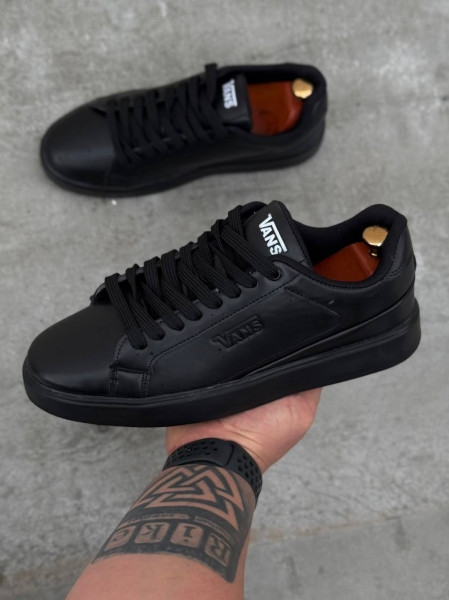 کتونی مردانه مشکی | کتونی مجلسی مشکی | ونس مردانه مشکی