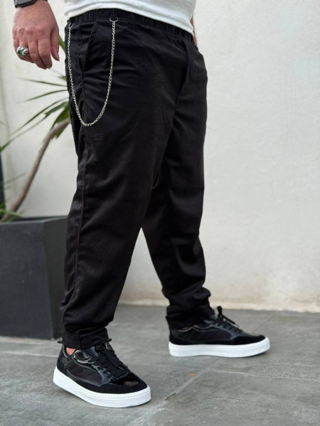 شلوار مشکی مردانه | شلوار کبریتی مردانه | شلوار مردانه کبریتی مشکی