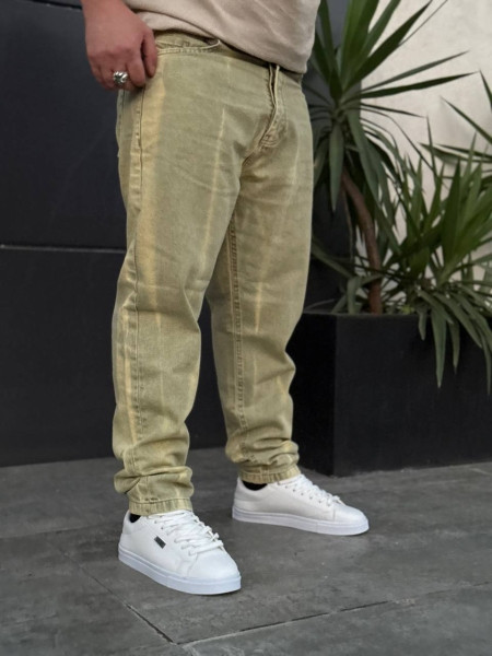 شلوار مردانه کرمی | شلوار مردانه پسته ای | شلوار مردانه مام فیت