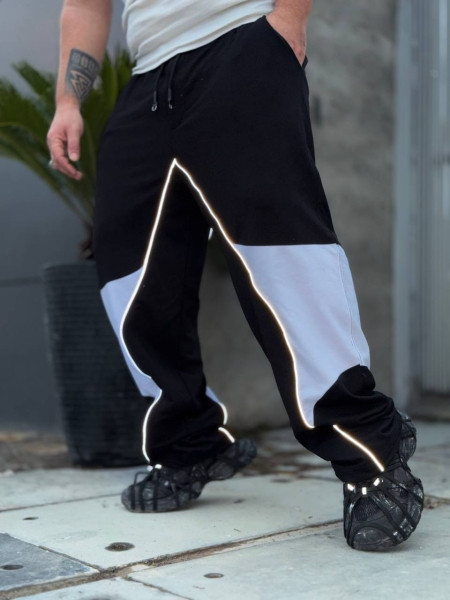 شلوار نیم بگ مشکی | شلوار مشکی نیم بگ | شلوار جدید مردانه