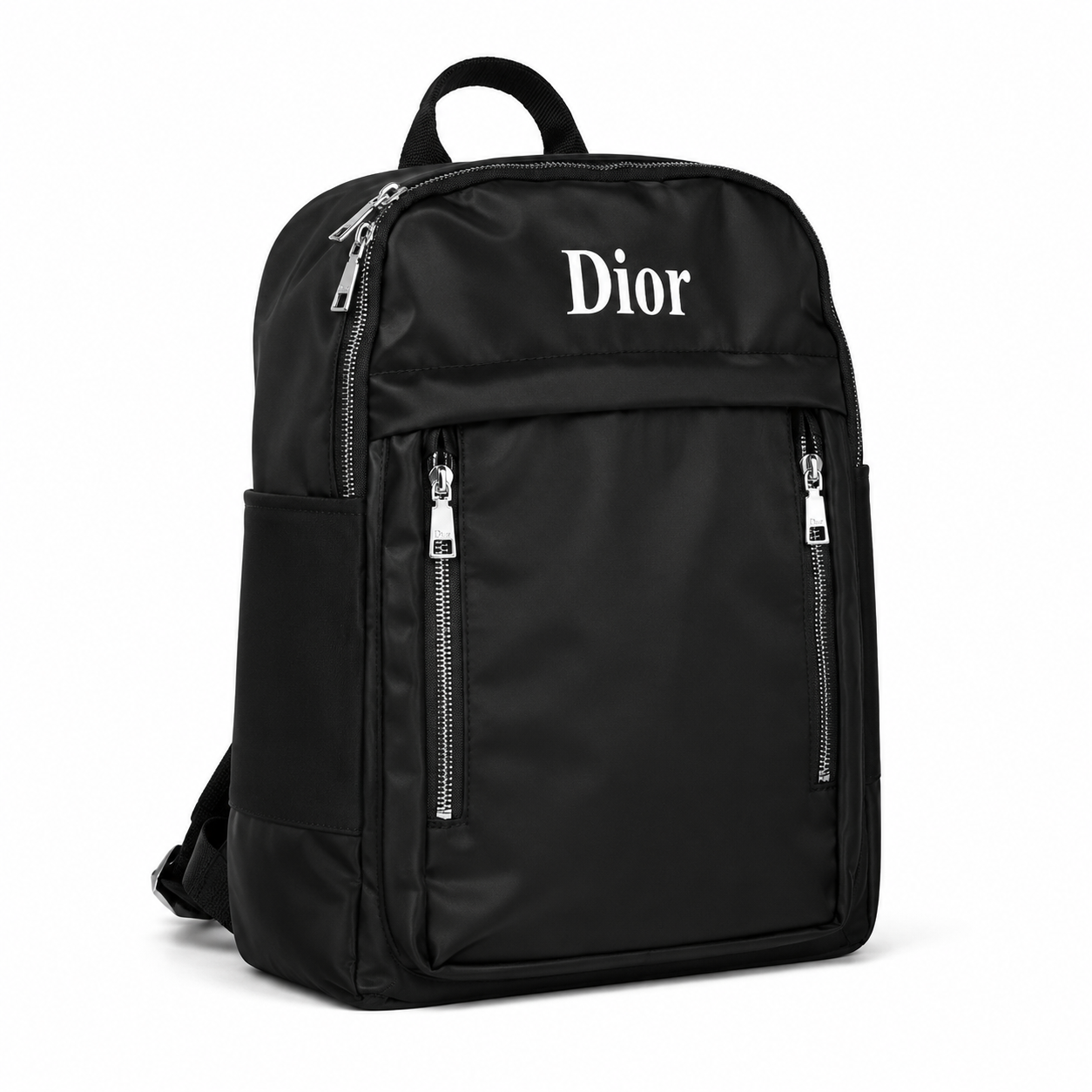 کوله پشتی دخترانه طرح Dior جنس برزنتی ضدآب مدل شیک اسپرت