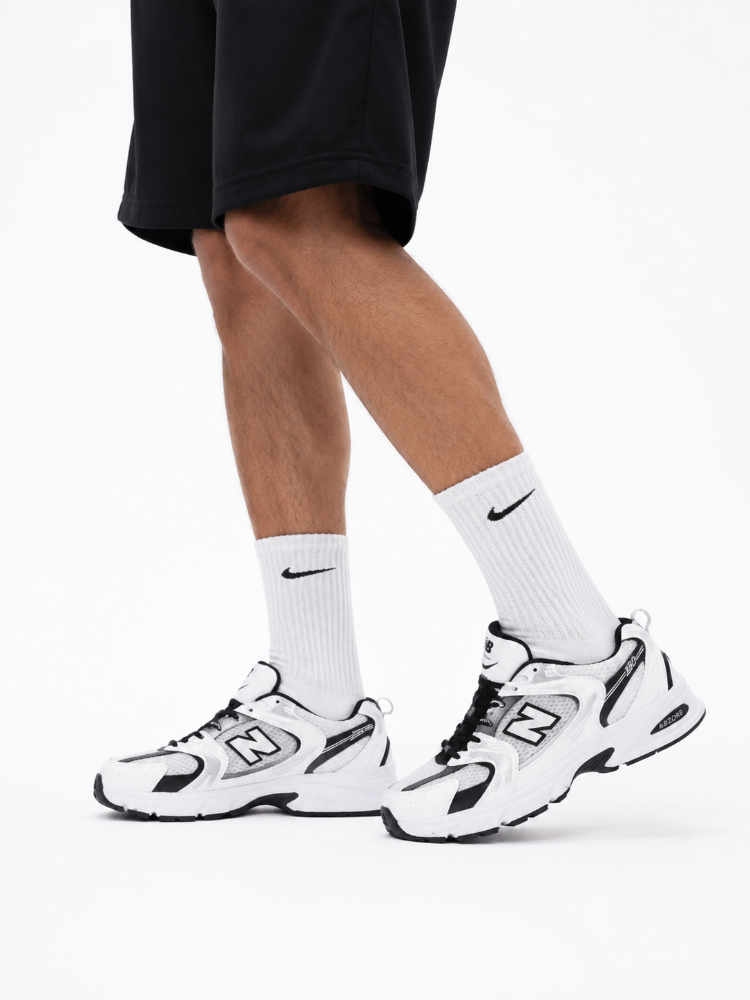 کتونی New Balance 530 سفید طوسی | کفش اسپرت نیوبالانس 530 مردانه